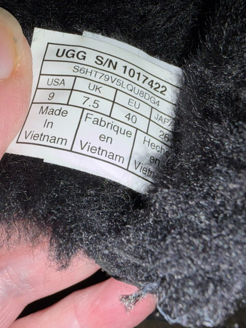 Black UGG Edelina waterproof wedge boots, 9 - Picture 2 of 14